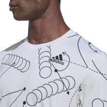 adidas Koszulka tenisowa Club Graphic Tee biała męska